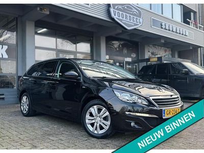 Occasion Peugeot 308 SW Style 110 PK (80 kW) 2015 Zwart Stationwagen