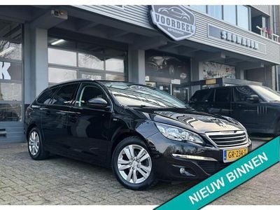 Zwart Gebruikt 2015 Peugeot 308 SW Style Stationwagen | € 5.499 (Goede deal)