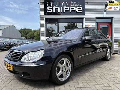 Zwart, metallic lak Gebruikt 2001 Mercedes S600 Sedan | € 14.950
