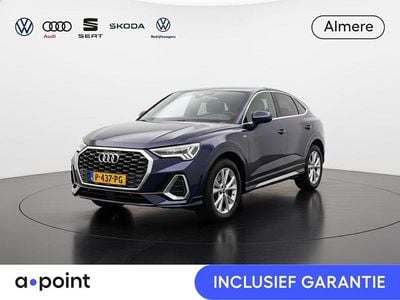 Blauw Occasion 2022 Audi Q3 Sportback S-Line SUV | € 36.949 (Super prijs)