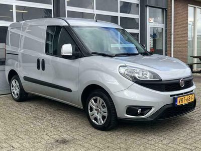 tweedehands Fiat Doblò Cargo 1.3 MJ L1H1 SX 90pk 20x op voorraad Btw en Bpm vrij Airco Cruise controle Navigatie Tussenschot Parkeerhulp achter 1e eigenaar Ex overheid Euro 5 Marge