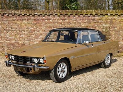 tweedehands Rover 3500 P6V8 Series 2 Restored condition, The panelwork is exceptionally straight, Equipped with the lovely sounding V8 power unit, Second Series with the updated interior and new instrumentation, Livery in "Tabacco Leaf Brown" over new upholstered bl