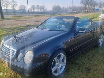 Occasion Mercedes CLK200 Avantgarde 2001 Zwart Cabriolet