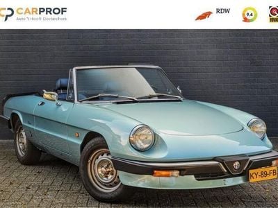 Occasion Alfa Romeo Spider Veloce 128 PK (94 kW) 1984 Blauw Cabriolet