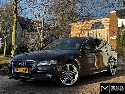 Zwart Occasion 2009 Audi A4 S-Line Stationwagen | € 9.950 (Duur)