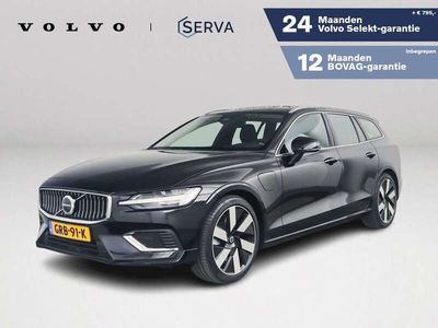 Zwart, metallic lak Gebruikt 2024 Volvo V60 Plus Stationwagen | € 42.995 (Eerlijke prijs)