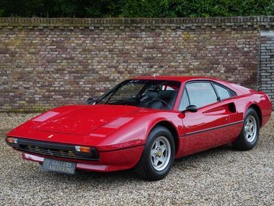 tweedehands Ferrari 308 GTB Vetroresina A European version, Rosso Chiaro over black leather-livery, One of only 712 vetroresina models produced, Longtime resident in Monaco from new, Well preserved example, Produced with glassfibre (vetroresina) bodywork,