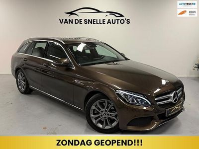 Bruin Gebruikt 2017 Mercedes C200 Premium Plus Stationwagen | € 15.990 (Super prijs)