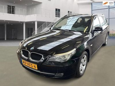 Zwart Gebruikt 2008 BMW 520 Executive Stationwagen | € 4.350 (Eerlijke prijs)