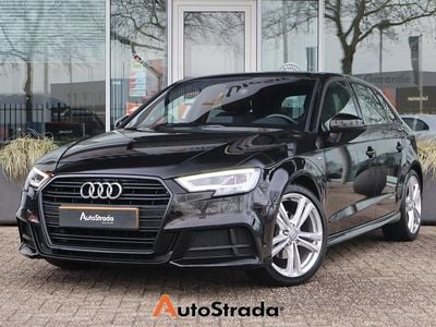 Zwart Occasion 2020 Audi A3 Sportback S-Line Hatchback | € 23.900 (Super prijs)