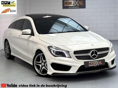 Wit (parellak) Occasion 2016 Mercedes CLA180 Shooting Brake AMG Stationwagen | € 15.750 (Super prijs)