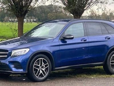 Occasion Mercedes GLC250 AMG line 211 PK (155 kW) 2018 Blauw SUV