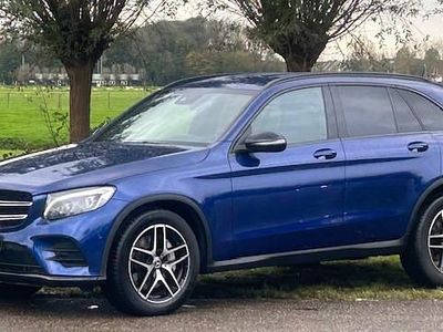 Blauw Gebruikt 2018 Mercedes GLC250 AMG line SUV | € 35.950 (Eerlijke prijs)