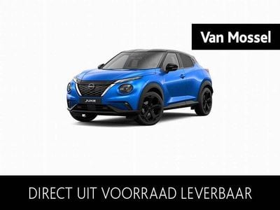 Nieuw Nissan Juke Pack 143 PK (105 kW) 2025 Two tone: metallic black / blade silver (zwar SUV