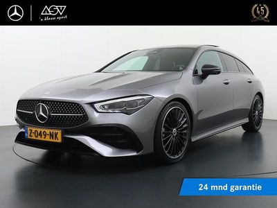 Grijs Occasion 2024 Mercedes CLA180 Shooting Brake AMG line Plus Stationwagen | € 39.085 (Eerlijke prijs)