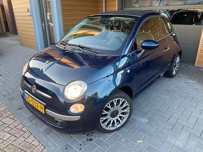 Blauw Gebruikt 2015 Fiat 500C Lounge Cabriolet | € 7.950 (Goede deal)