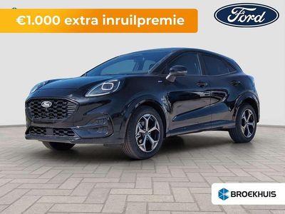 Zwart Nieuw 2025 Ford Puma ST-Line SUV | € 33.350 (Eerlijke prijs)