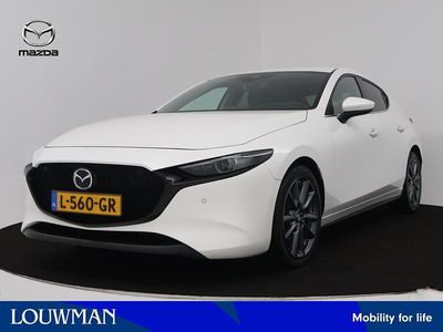 Snowflake white (wit metallic) Occasion 2021 Mazda 3 Sportive Hatchback | € 20.645 (Eerlijke prijs)