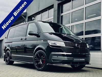 tweedehands VW Transporter 2.0 TDI 150pk | Automaat | Black Edition | LED | Navi | Achterdeuren | Trekhaak | 3-zits | Spoilerset | Ex btw