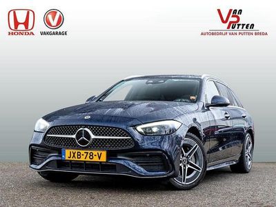 Occasion Mercedes C300 AMG line 204 PK (150 kW) 2022 Blauw Stationwagen