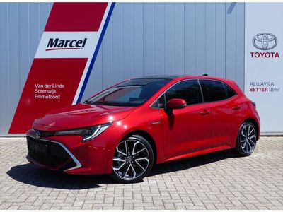 tweedehands Toyota Corolla Hatchback 1.8 Hybrid Executive Panoramadak Nl Auto Dealer Onderhouden Hud Pdc Clima Cruise Full Option!