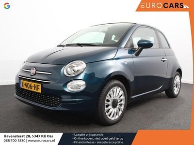 Blauw Occasion 2020 Fiat 500C Lounge Cabriolet | € 13.890 (Eerlijke prijs)