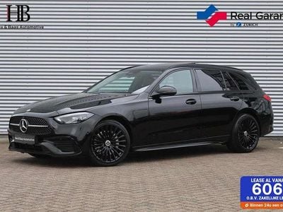 Zwart Gebruikt 2022 Mercedes C300e AMG line Stationwagen | € 37.840 (Eerlijke prijs)