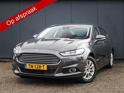 tweedehands Ford Mondeo 2.0 IVCT HEV Titanium X (141PK), 1ste-Eigenaar, -Dealer-Onderh., Navigatie, Parkeersensoren-V+A, Spiegel-Pakket, Adaptive-Cruise-Control, Keyless-Entry/Start, Dodehoeksensor, Lane-Assist, Airco/Climate-Control, Stoelverwarming, Privacy-Gla