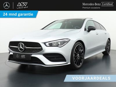 tweedehands Mercedes CLA180 Shooting Brake AMG Line | Panorama - Schuifdak | T