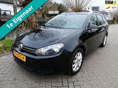 Zwart Gebruikt 2012 VW Golf VII Executive Stationwagen | € 4.745 (Goede deal)