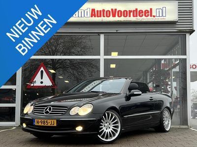 tweedehands Mercedes 200 CLK-KLASSE CabrioletK. Avantgarde Automaat / Carlsson Velgen / Leder / 2003