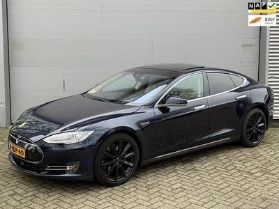 Occasion Tesla Model S 235 kW (320 PK) 2014 Blauw Hatchback
