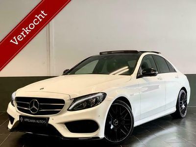 tweedehands Mercedes C250 Sport Edition Premium Plus AMG NIGHT | Pano | 360 Camera | Dodehoek