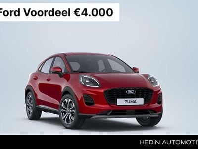 Rood Nieuw 2025 Ford Puma Titanium SUV | € 27.470 (Super prijs)