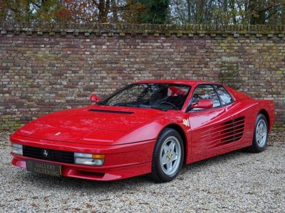 tweedehands Ferrari Testarossa third series, "five bolt", European market delivered, boardmap, full service history