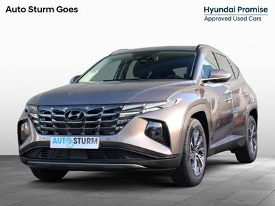 tweedehands Hyundai Tucson 1.6 T-GDI MHEV Comfort Smart | Navigatie | Camera | Apple Carplay/Android Auto | Adapt. Cruise Control | Elek. Achterklep | Stoelverwarming | Rijklaarprijs!