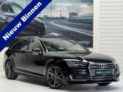 tweedehands Audi A4 Avant 2.0 TFSI quattro Sport Pro Line S 250 PK Automaat / Panoramadak / 360 Camera / 19" LM Velgen / Sport Int / Afn Trekhaak / Navigatie / Nw Prijs ¤ 87205,00!