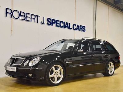 Occasion Mercedes E55 AMG AMG 476 PK (350 kW) 2004 Zwart, metallic lak Stationwagen