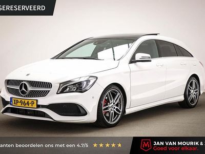 Wit Occasion 2019 Mercedes CLA180 Shooting Brake AMG line Stationwagen | € 22.695