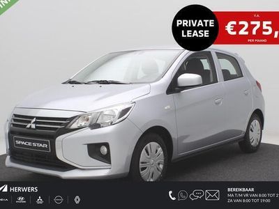 tweedehands Mitsubishi Space Star 1.2 Connect+ / ¤ 275,-* Private Lease Actie / Korting ¤ 1.250,- / Rijklaarprijs ¤ 18.837,- / Direct leverbaar / Airconditioning / Apple CarPlay / Android Auto / Bluetooth / Licht- en Regensensor /