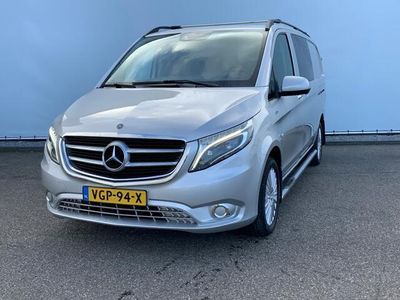 tweedehands Mercedes Vito 119 CDI BlueTEC Lang Comfort Automaat Airco Cruise Navi Camera Alu Velg Deub Schuifdeur Trekhaak 2500 kg