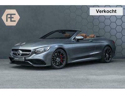 tweedehands Mercedes S63 AMG S 63 AMG Cabriolet+ AKRAPOVIC + BURMESTER HIGH END + S