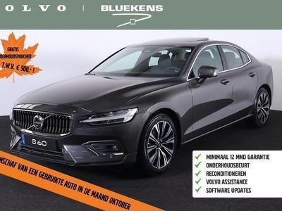 tweedehands Volvo S60 B4 Plus Bright - Panorama/schuifdak - IntelliSafe Assist & Surround - Harman/Kardon audio - 360º Camera - Adaptieve LED koplampen - Elektr. bedienb. voorstoelen met geheugen - Parkeersensoren voor & achter - Verwarmde voorstoelen, stuur & achter