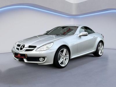 tweedehands Mercedes SLK200 K. Prestige Plus Apple Carplay, Stoelverwarming, Airscarve, Leder, 18"LM, Airco, Cruise Control (MET GARANTIE*)