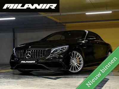Occasion Mercedes S63 AMG AMG 585 PK (430 kW) 2016 Zwart Cabriolet