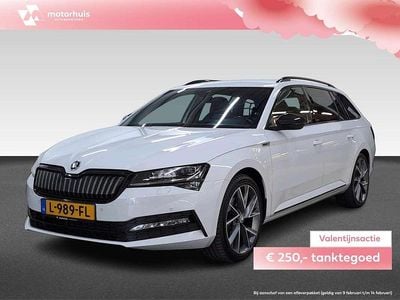 Wit Occasion 2021 Skoda Superb Business Line Stationwagen | € 21.945 (Eerlijke prijs)