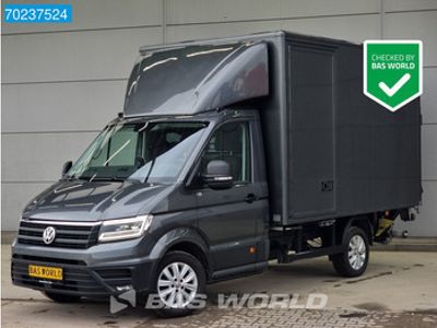 tweedehands VW Crafter 177pk Automaat Laadklep Bakwagen 2x Zijdeur LED Navi ACC Meubelbak Koffer Airco