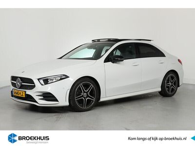 tweedehands Mercedes A200 Business Solution AMG | 1e Eigenaar! | Dealer Onderhouden! | Open Dak | Sportstoelen | LED | Wide Screen | Camera | Stoelverwarming | Navi | Clima Epe!