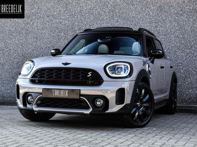 tweedehands Mini Cooper Countryman SE Hybrid ALL4 Chili Aut. | Navigatie | Panorama | Leder Chester | H&K | Head-Up | 18"LM | Rooftop Grey