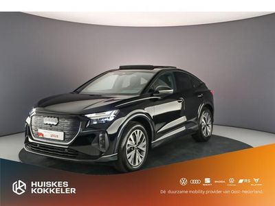 tweedehands Audi Q4 Sportback e-tron e-tron 45 286pk | Panodak | Matrix LED | 19 inch | Sportstoelen | Keyless | Warmtepomp | Achteruitrijcamera | Optiek Zwart |